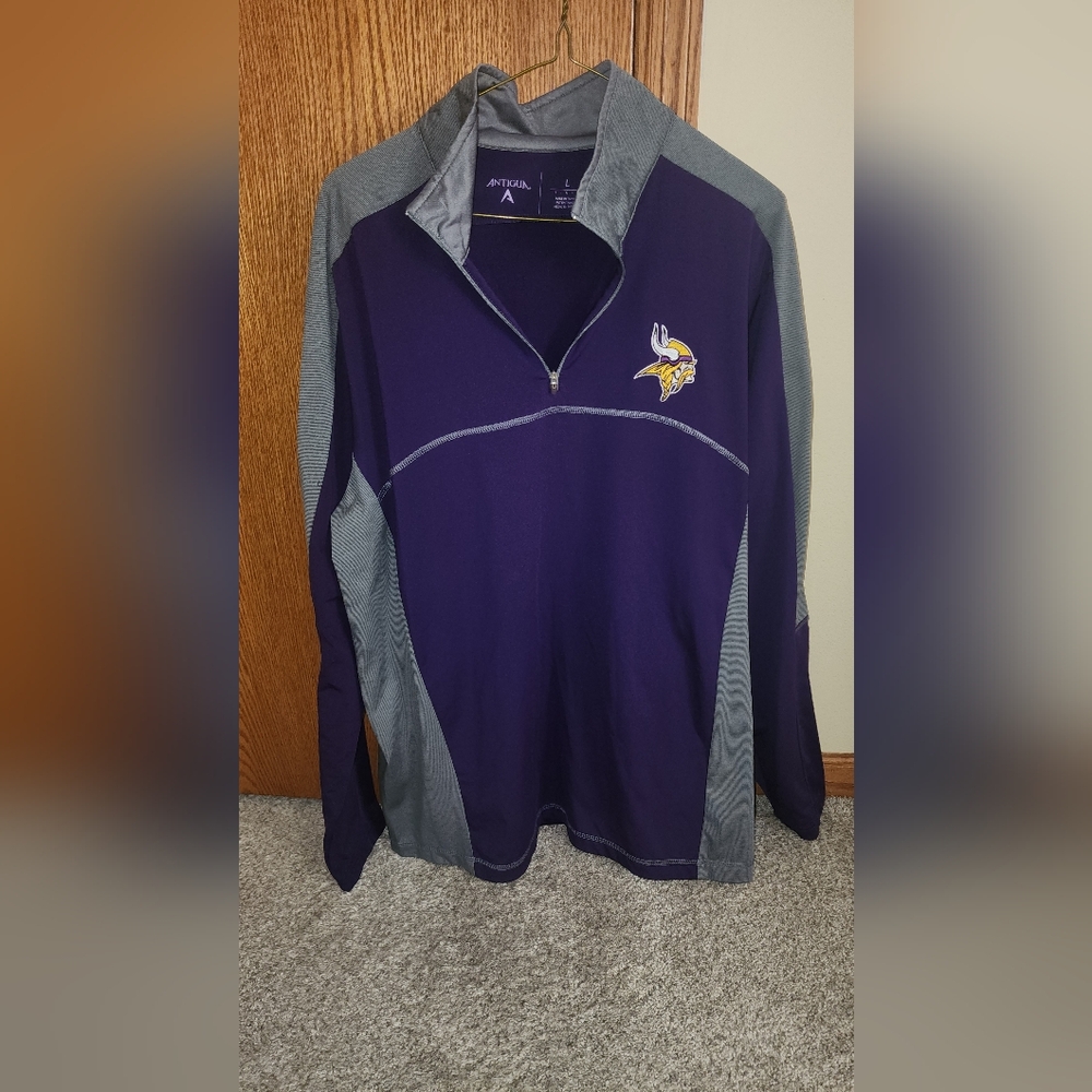 Men's Minnesota Vikings Long Sleeve Quarter-Zip